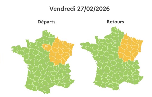 Bison fut&eacute; voit rouge&nbsp;: les routes &agrave; &eacute;viter absolument ce week-end de chass&eacute;-crois&eacute;