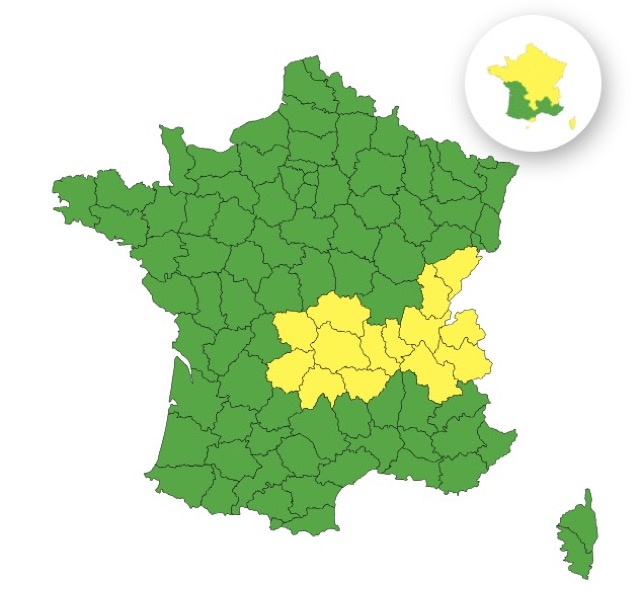 Neige et verglas&nbsp;: ces 14 d&eacute;partements o&ugrave; l&rsquo;hiver fait un retour surprise ce mercredi
