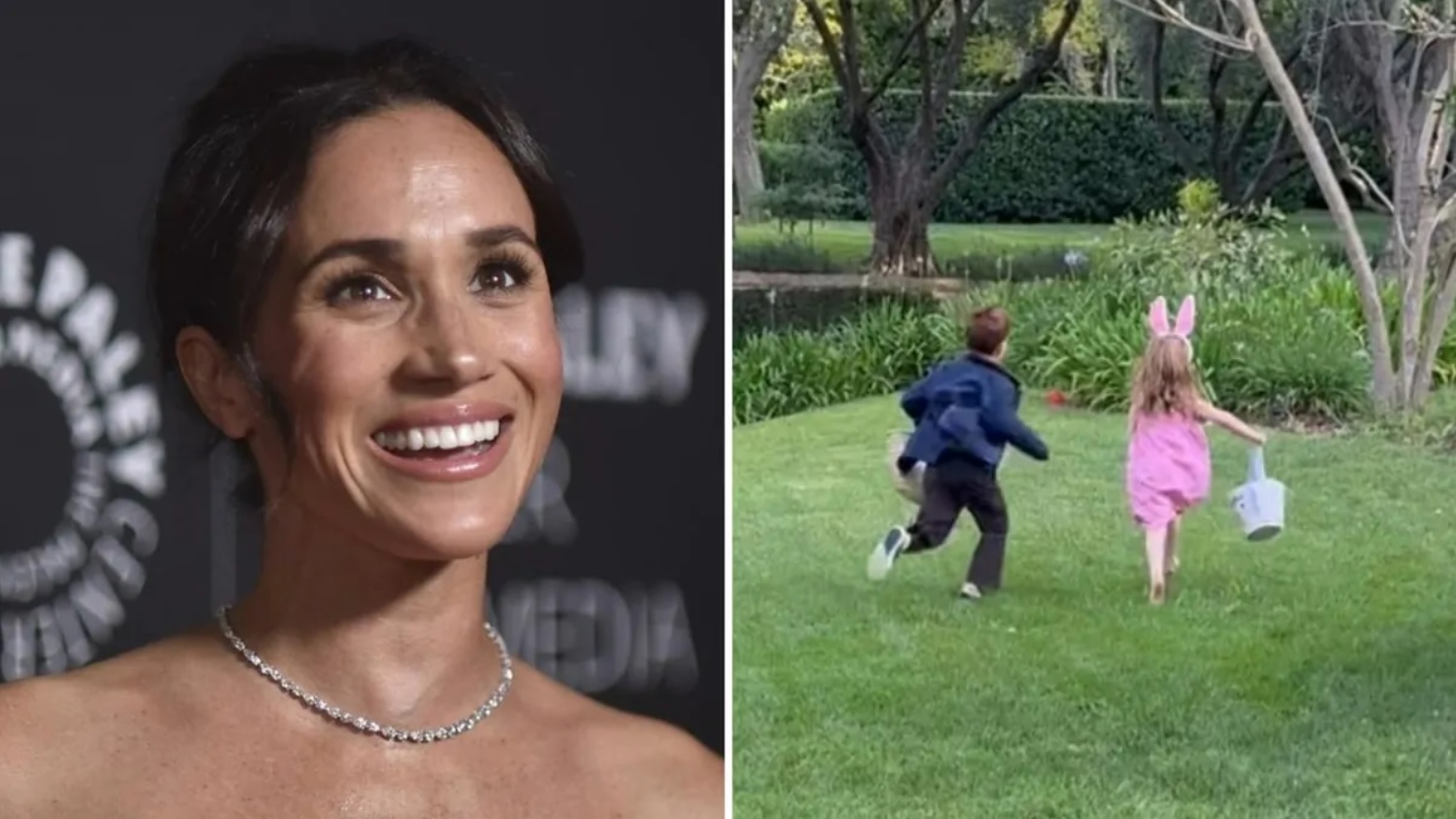 Meghan Markle partage des vid&eacute;os in&eacute;dites et touchantes d&rsquo;Archie et Lilibet pendant leur chasse aux oeufs de P&acirc;ques