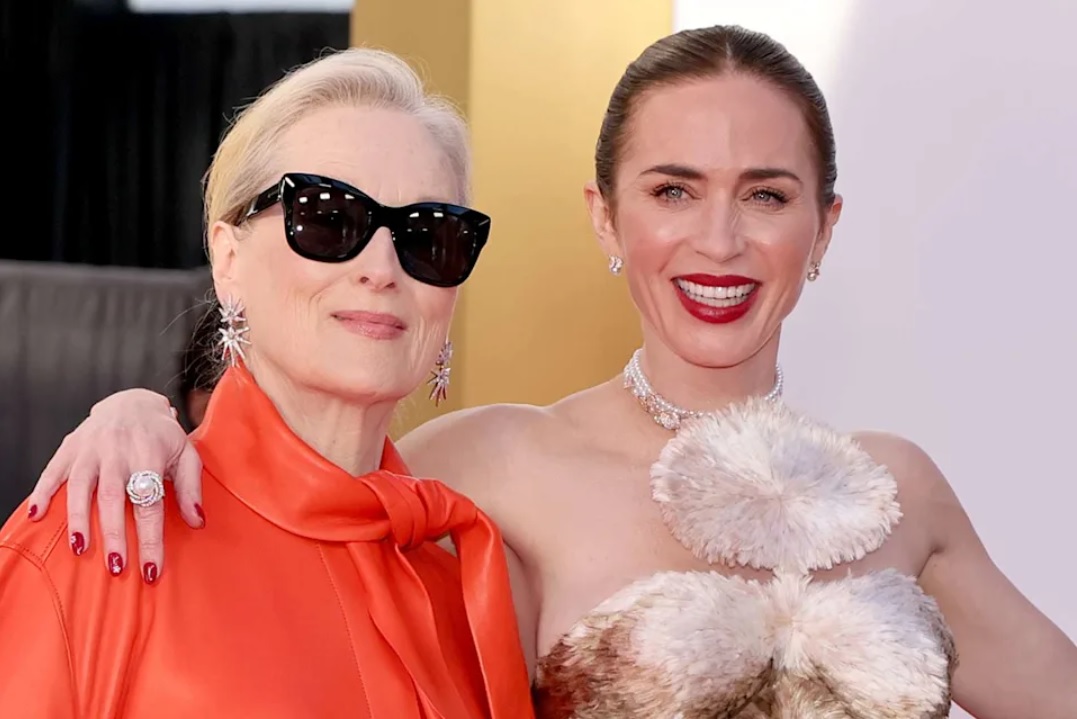 J&rsquo;avais tr&egrave;s peur d&rsquo;elle&nbsp;: ce face-&agrave;-face avec Meryl Streep qui a marqu&eacute; Emily Blunt sur le tournage