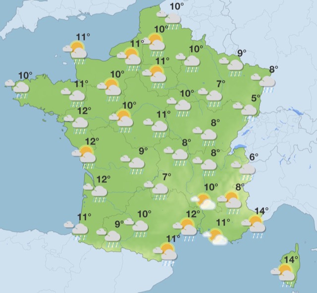 Météo semaine prochaine : chute des température et retour de la pluie, prévisions jour par jour du 23 au 29 mars en France