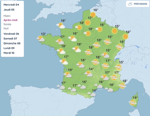 Apr&egrave;s plusieurs jours de soleil, la m&eacute;t&eacute;o bascule&nbsp;: la pluie arrive sur presque toute la France