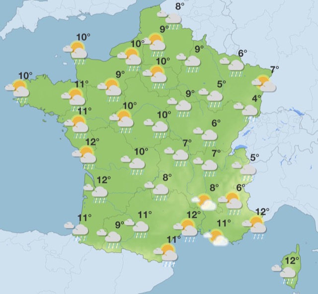 Météo semaine prochaine : chute des température et retour de la pluie, prévisions jour par jour du 23 au 29 mars en France