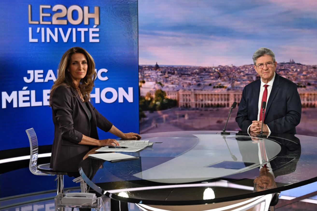 On ne va pas se faire la guerre&nbsp;: l'&eacute;change tr&egrave;s tendu entre Jean-Luc M&eacute;lenchon et Anne-Claire Coudray