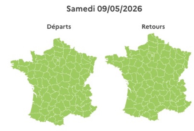 Pont du 8 mai&nbsp;: le cr&eacute;neau &agrave; viser pour &eacute;viter le pire sur la route