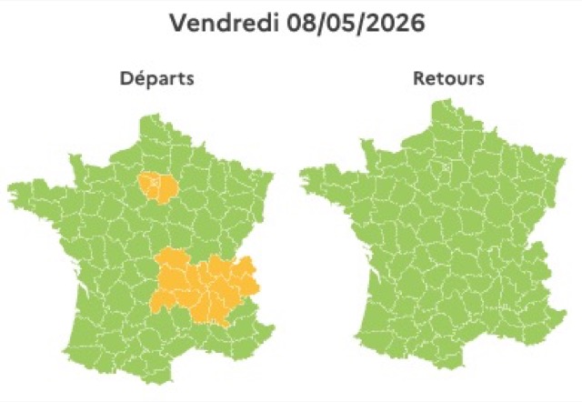 Pont du 8 mai&nbsp;: le cr&eacute;neau &agrave; viser pour &eacute;viter le pire sur la route