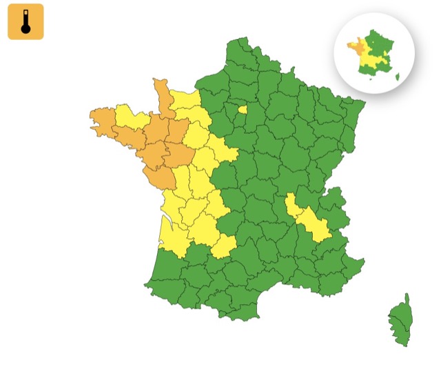 Canicule : voici les 8 départements placés en vigilance orange ce mardi 26 mai 2026
