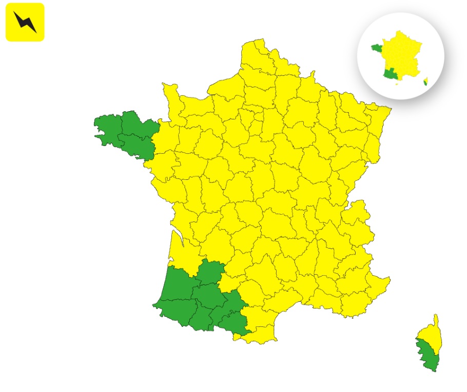 Orages ce mardi 2 juin&nbsp;: les d&eacute;partements concern&eacute;s par la vigilance et ce qui attend vraiment la France aujourd&rsquo;hui