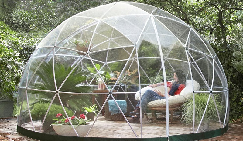 Installer une bulle dans son jardin